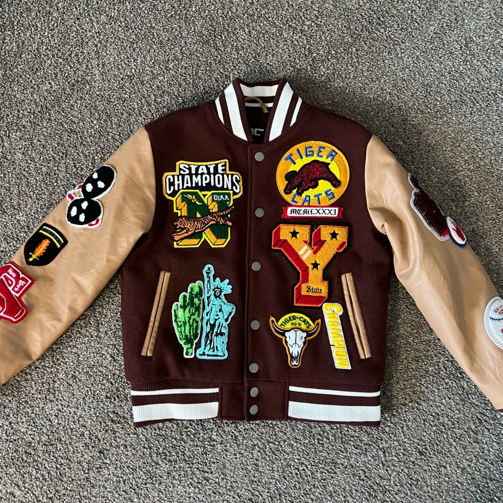 Jordan Craig Brown and Tan Kids Jacket